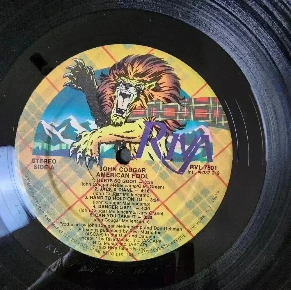 American Fool John Cougar* vinyl album Hauppauge pressing 53 - Picture 7 of 7